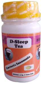 D.Sleep tea is potent for treatment of insomnia.