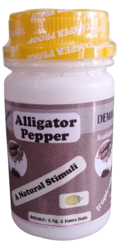 Alligator pepper for stimulation
