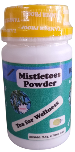 Mistletoes powder tea good general well-being