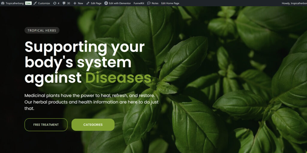 Free treatment option healthcare strategy using symptom to treat the causes