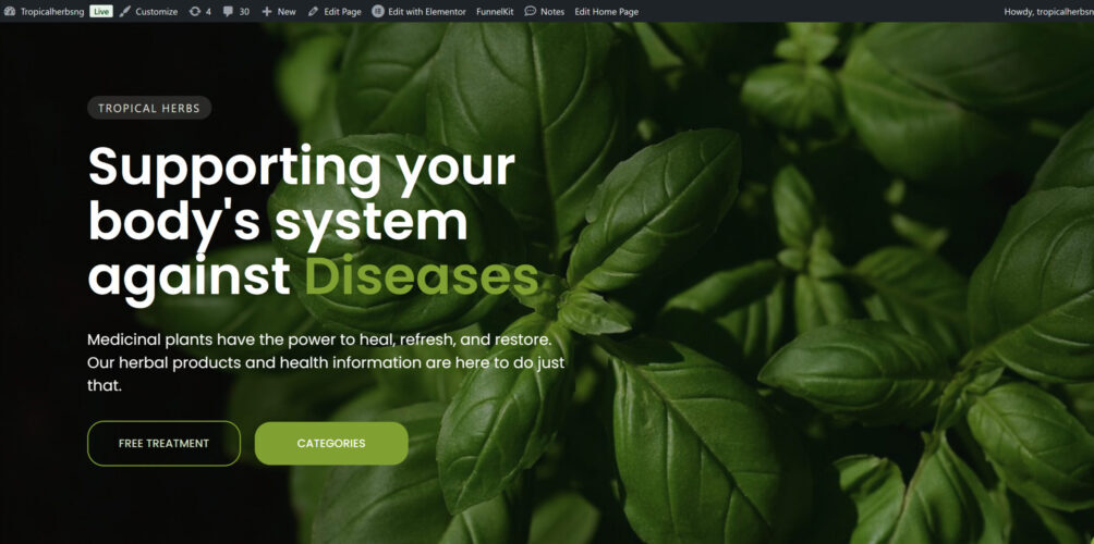 Free treatment option healthcare strategy using symptom to treat the causes