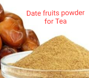 Date powder for tea is alternative to sugar