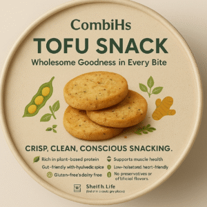 Combihs tofu snack is guilt free snack