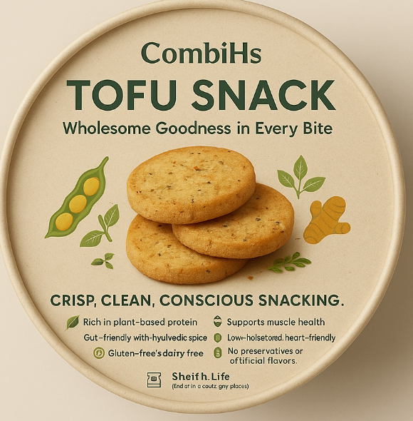 Combihs tofu snack is guilt free snack